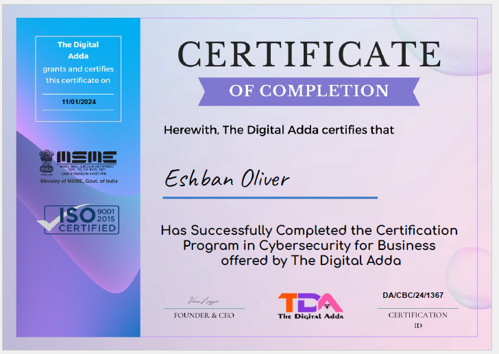 Cybersecurity for Business