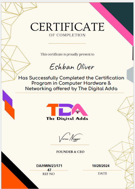 Computer Hardware & Networking