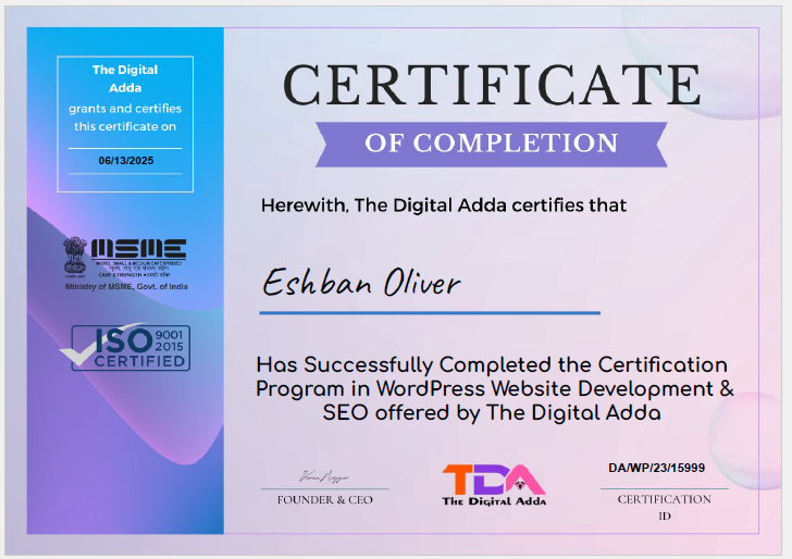 WordPress Website Development & SEO