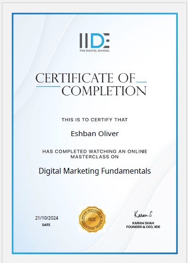 Digital Marketing Fundamentals